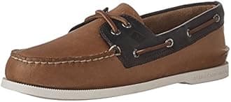 Sperry Top-Sider Men's a/o 2-Eye Sahara Pack Boat Shoe, Sahara/Navy, 9 M US