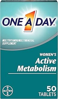 One-A-Day Womens Active Metabolism Complete Multivitamin Tablets, 50 count