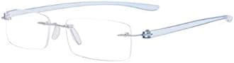 Eyekepper Reader Small Lens Rimless Reading Glasses Men Women
