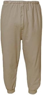 Waterproof Diaper Pants for The Elderly, Leak-Proof Long Pants, Washable Cotton, Adult Urine Pads,Paralyzed, Bedridden Men Women (Brown,X-Large)