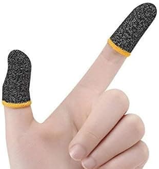 Pubg Anti-Slip Thumb Sleeve for LG L70 D320N Sleeve, Slip-Proof Sweat-Proof Touch Screen Thumbs Finger Sleeve Mobile Phone Game Gaming Gloves Made up of Rare Material (VNT.C, 1 Pair)