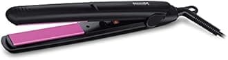 Philips BHH880/10 Heated Straightening Brush with Technology (Black) & Philips HP8302 Essential Selfie Straightener (Black)