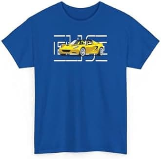 British Sports Car Elise Vector Art Unisex Cotton T-Shirt