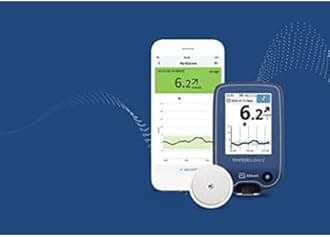 Abbott Freestyle Libre 2 Sensor Pack of 2 for diabetes monitoring CGM for UK, white