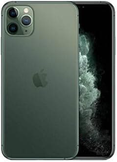 Apple iPhone 11 Pro Max, 256GB, Midnight Green - Unlocked (GSM Only) (Renewed)