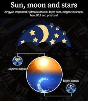 OLEVS Mens Watches Luxury Chronograph Waterproof Luminous Analog Quartz Classic Business Sports Watch Watch for Men (Black Gold Silver)