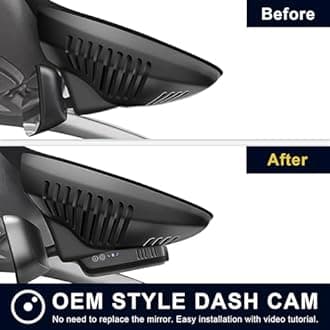 Front 4K & Rear 1080p Dash Cam Custom for Volvo XC60 2013 2014 2015 2016 2017(Model B),T5 T6 Gen 1 Facelift Accessories,OEM Look, UHD 2160P Video, WiFi & App,Easy to Install,128GB Card