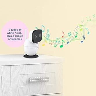 Panasonic Video Baby Monitor with Remote Pan/Tilt/Zoom, Extra Long Range, Secure Connection and Portable, 2 Way Talk & Lullaby or Noises – 1 Camera KX-HN4101W