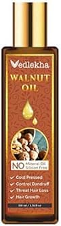 Natural & Organic Cold Pressed Walnut Akhrot Oil For Hair & Skin 100ml