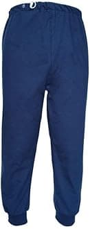 Waterproof Diaper Pants for The Elderly, Leak-Proof Long Pants, Washable Cotton, Adult Urine Pads,Paralyzed, Bedridden Men Women (Blue,Large)