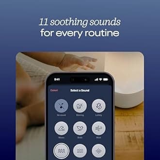 Nanit Travel Light Bundle: Nanit Pro Camera with Portable Flex Stand, Sound + Light Audio Monitor & Baby Night Light, and Travel Case - Gray Oxford Edition