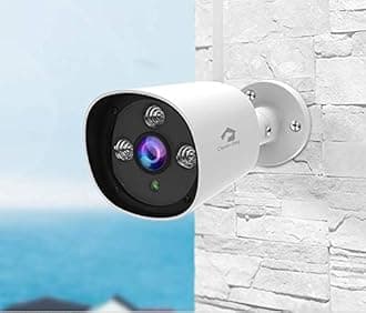 DOG-6W Outdoor 120° WiFi/IP Night Vision Camera 1080P Security Weatherproof Surveillance Two-Way Audio Camera