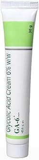 Ga 6 Glycolic Acid Cream 30g | Fights Pigmentation and Tanning | Removes Dead Skin
