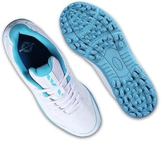 NIVIA Crick-200 Cricket Shoes for Men | Flexible Mesh & TPU Construction| Cushioned Die Cut NR EVA Insole| Durable Rubber Sole| Designed to Elevate Your Performance on the Playground| Cricket Sport Shoes