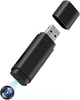 FREDI HD PLUS U Disk Non WiFi Camera | USB Hidden Camera Mini Camera for Home | 4 Hours Continuous Video Recording | Perfect Mini Security Camera for Home and Office