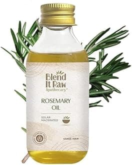 Blend It Raw Apothecary Rosemary Oil for Hair Growth with Rosemary Extract & Vitamin E, 200ml