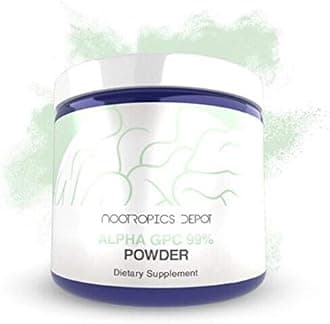 Nootropics Depot Alpha-GPC 99% Powder | 30 Grams | Brain Booster | Choline Supplement | Supports Brain Health, Memory and Focus