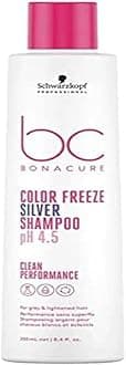 Schwarzkopf Professional BC Bonacure pH 4.5 Color Freeze Silver Shampoo (For Grey & Lightened Hair) 250ml