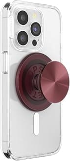 Phone Grip Compatible with MagSafe, Phone Holder, Wireless Charging Compatible - Alum Radial Oxblood