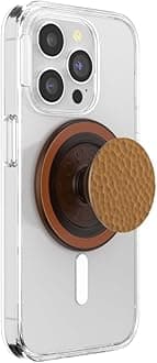 PopSockets Phone Grip for MagSafe, Magnetic Holder, Phone Stand, Brown - Enamel Hammered Copper Tone