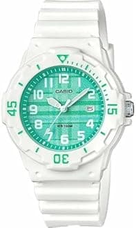 Casio Womens Quartz Watch, Analog Display and Resin Strap