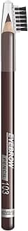 Luxvisage Long-Lasting Natural Looking Smudge-Proof Powdery Eyebrow Pencil (Color 103, Chestnut Brown)