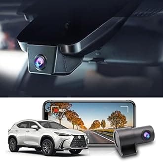 Fitcamx Front 2K+Rear 1080P Dash Cam Adapts for Lexus RX 350 2023-2026 & RX Hybrid 350h 450h 500h, Integrated OEM Look, Dual HD Video, WiFi & APP, Loop Recording, G-Sensor, Easy to Use, 64GB Card