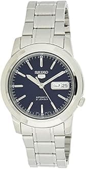 Seiko Men's Seiko 5 Automatic Watch with Analog Display and Stainless Steel Strap SNKE51K1
