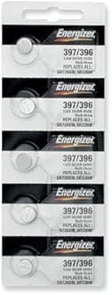 Energizer Silver Oxide Watch Battery 397/396 Button Cell