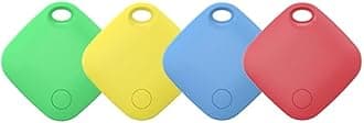 Air Tracker Tag 4 Pack Bluetooth Luggage Tracker tag Locator Works with Apple Find My,Smart Tracker for Suitcase, Bag, Backpack, Wallet,Replaceable Battery Smart tag Item Finder