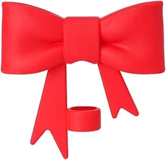 Bow Straw Covers for Stanley, Bow Straw Topper, Silicone Cup Straw Topper, Reusable Cute Straw Protector Topper, for Stanley Cup Accessories 30&40 Oz Tumbler