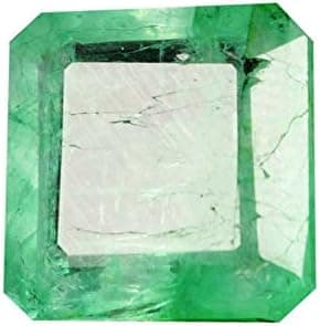 Hayaat Gems Natural Emerald Panna 5.69 Carat 6.25 Ratti Cut Faceted Octagon Shape Zambian Loose Gemstone for Men