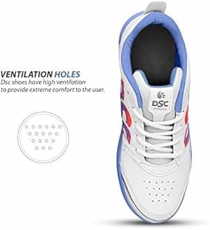 DSC Beamer X Cricket Shoes for Mens, Colour - Pastel Blue, Size-10 UK