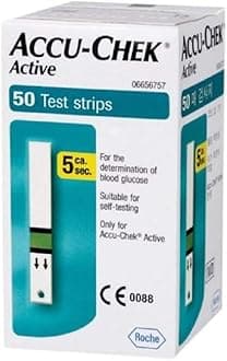 - Accu-Chek Active Test Strips | Pack of 50 Strips | For use with Accu-Chek Active Glucometer