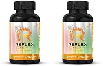 Reflex Nutrition Creapure Creatine Capsules Supplement (90 Caps) (Pack of 2)