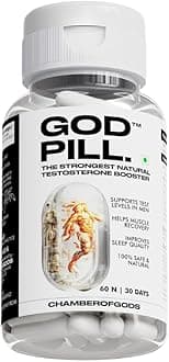 Chamberofgods Godpill 360° Testosterone Support Supplement for Men - 30 Days