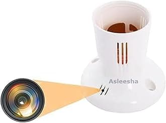 Asleesha Bulb Holder CCTV Camera, WiFi Day Vision, 1080p HD Audio Video Recording Watch Live 24 Hours