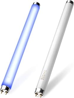 LiBa Bug Zapper Replacement UV Lamp Bulb - 10W Light Tubes, Compatible with 20W Indoor Electronic Mosquito Lamp, Suitable for LiBa Indoor Mosquito Zapper