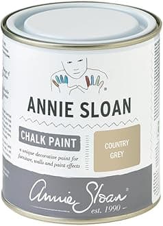 Annie Sloan Chalk Paint® (Country Grey, 500 ml/16.9 Fl Oz) a unique decorative paint for furniture, cabinets and home décor with no sanding or priming