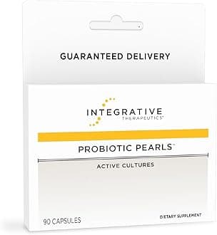 Probiotic Pearls - Daily Digestive Supplement for Gut Health Support* - Probiotic Capsules for Immune Health Support* - Soy-Free - 90 Count (90 Servings)