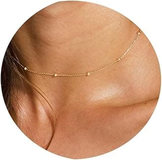 gold choker necklaces