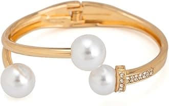 ImpurainGold Bangle Bracelets for Women Silver Plated Wide Wire Chunky Cuff Bracelets Trendy Hinged Cuff Open Wide Chunky Silver Bracelet Irregular Minimalist Bangle Jewelry