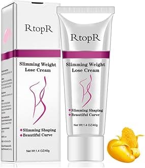 Slimming Cream for Tummy and Abdomen - Firming and Weight Loss Cream - Anti Cellulite and Stomach Fat Burner - Natural Ingredients (40 g (Pack of 1))
