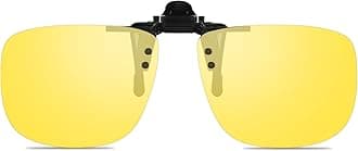 Polarized Unisex Clip on Flip up Sunglasses over Prescription and Reading Glasses Frames