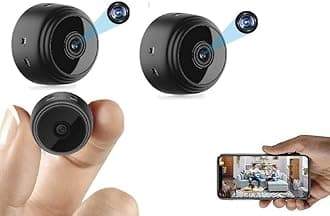 EYETECH Mini Wi-Fi Full HD 720P-1080P Wireless Magnet Camera Motion Audio and Video Live with Wireless Recorded Magnet with Night Vision and Motion Detection (Magnet Camera 3)
