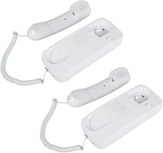 Jadeshay Intercom Doorphone - Intercom System Hosmart Two Way Intercom Doorphone Audio Villa Home Office Non-visual Interphone