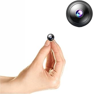Hidden Camera with Audio/Video. Mini Camera, Small Camera. Spy Hidden Cameras for Home Indoor Use. Spy Cam with Night Vision and Motion Detection | Only 0.9 inch! Baby Monitor Small Mini Wireless O7