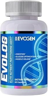 Evogen Evolog, Advanced Nutrient Partioning Agent, Glucevia Fraxinus Angustifolia Extract, GlucoVantage Dihydroberberine, Banaba Leaf Extract, R-ALA, Digestive Enzymes, Protease, 60 Capsules