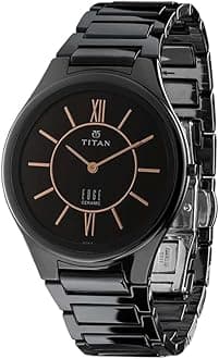 - Titan Edge Ceramic Analog Black Dial Men's Watch-NM1696NC01 / NL1696NC01/NP1696NC01