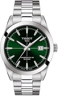 Tissot Men's Gentleman Auto Swiss Automatic Dress Watch with Stainless Steel Strap